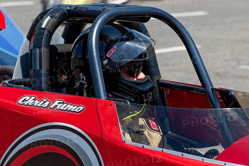 Motorsport, drag racing, pilot in a race car, Napierville, Province of Quebec, Canada, North America
