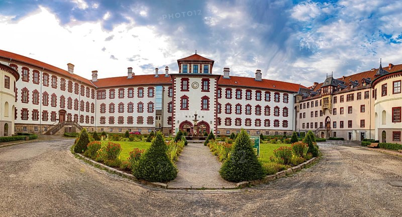 Elisabethenburg Castle in Meiningen, Thuringia, Germany, Europe