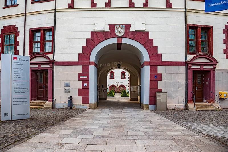 Elisabethenburg Castle in Meiningen, Thuringia, Germany, Europe