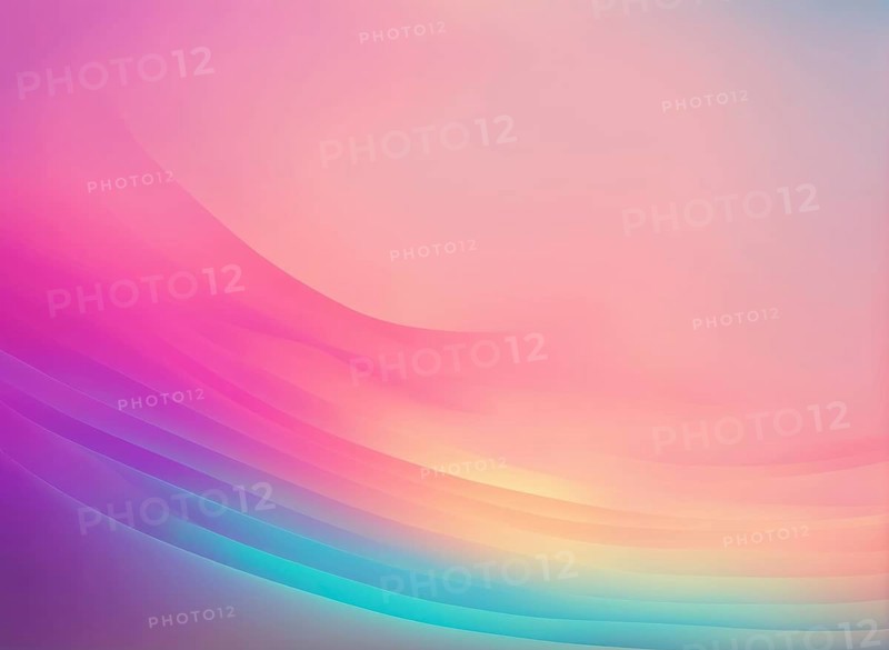 Pastel gradient abstract art with soft pink, blue, and subtle yellow hues, creating a calming horizon-like effect, AI generated