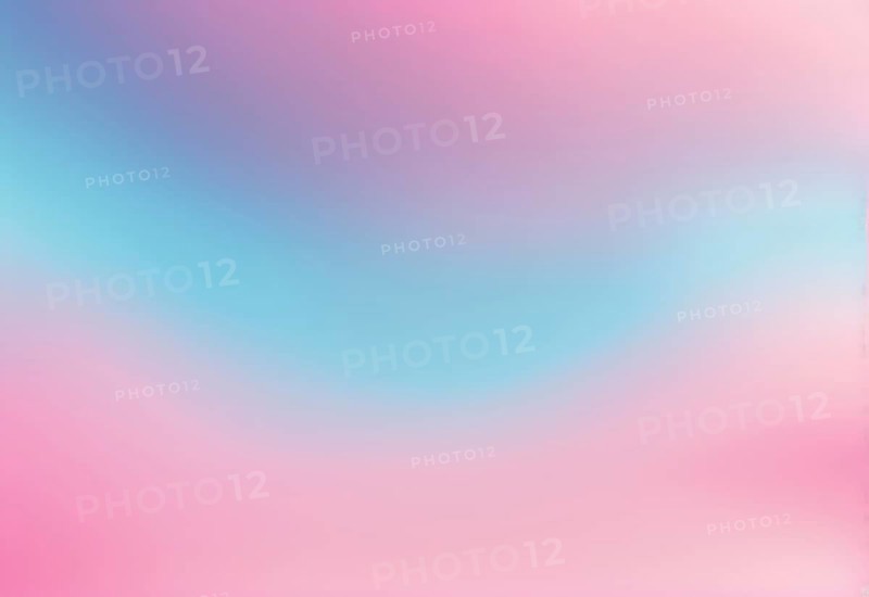 Abstract gradient image combining smooth pink and blue pastel colors with a blurred effect, AI generated
