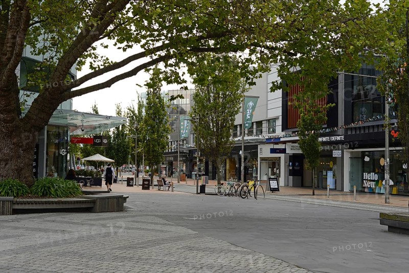 CHRISTCHURCH, NEW ZEALAND, FEBRUARY 24, 2022: An inner city block takes on a new look from the Christchurch rebuild, 11 years after the city was devastated by an earthquake