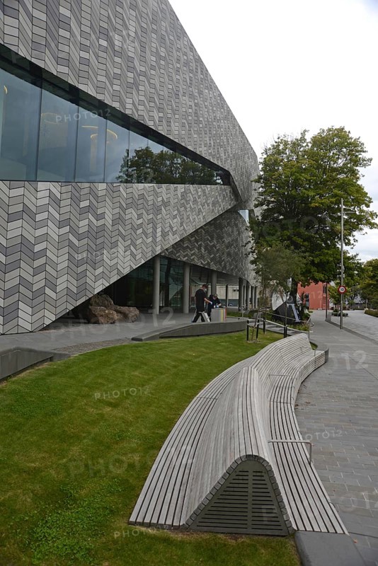 CHRISTCHURCH, NEW ZEALAND, FEBRUARY 24, 2022: The Christchurch conference Centre, Te Pae, dominates an inner city block as it takes on a new look from the Christchurch rebuild, 11 years after the city was devastated by an earthquake