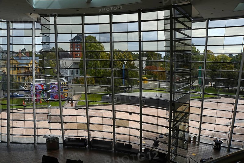 CHRISTCHURCH, NEW ZEALAND, FEBRUARY 24, 2022: Interior view of the Christchurch Art Gallery, Te Puna o Waiwhetu, 11 years after the city was devastated by an earthquake