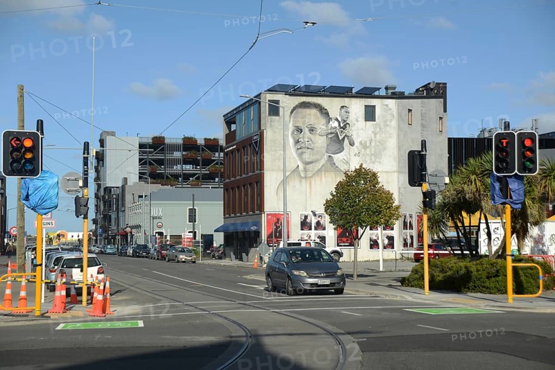 CHRISTCHURCH, NEW ZEALAND, FEBRUARY 24, 2022: An inner city block takes on a new look from the Christchurch rebuild, 11 years after the city was devastated by an earthquake
