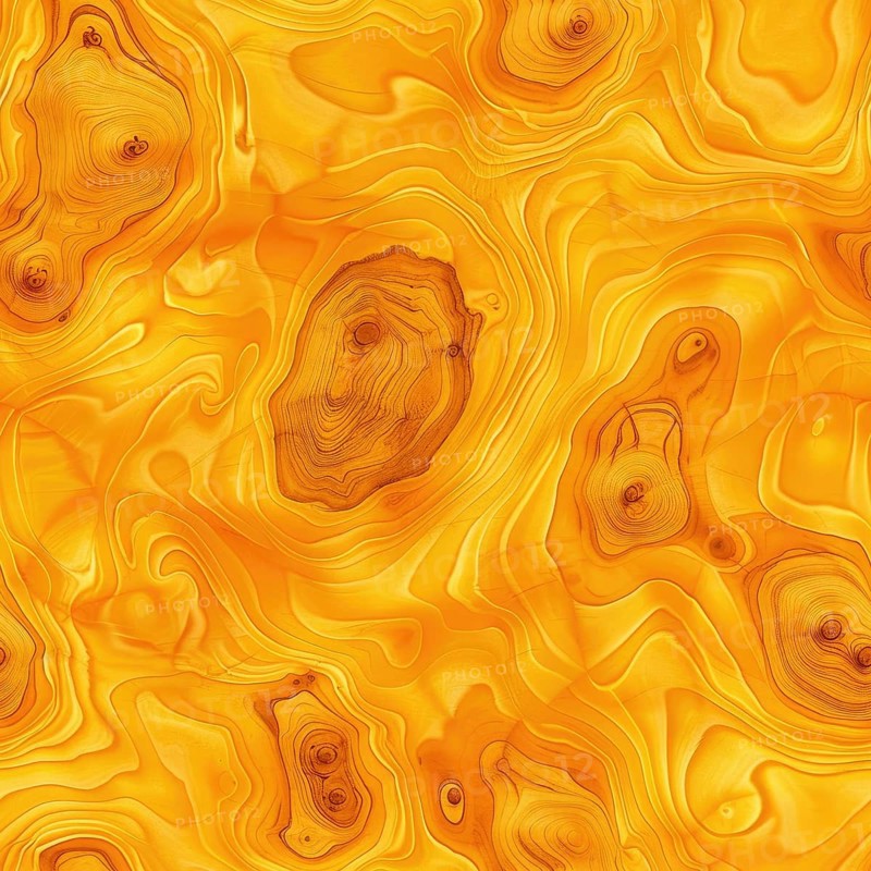 Osage Orange wood seamless pattern, bright yellow-orange wooden texture AI generated