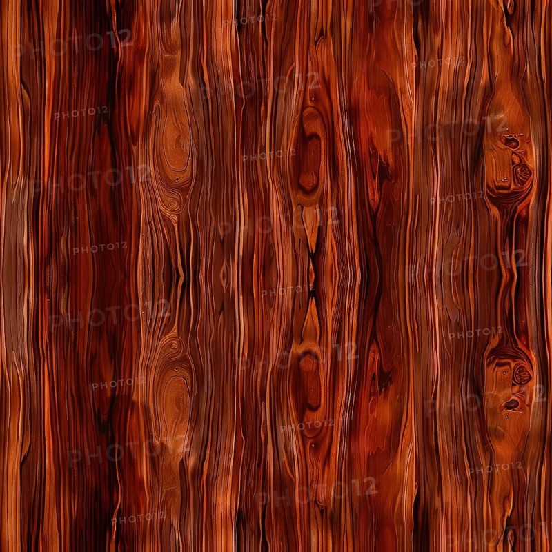 Mahogany wood seamless pattern, wooden texture AI generated
