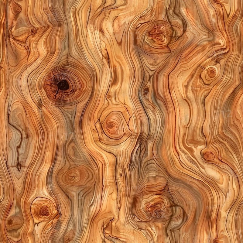 Elm wood seamless pattern, wooden texture AI generated