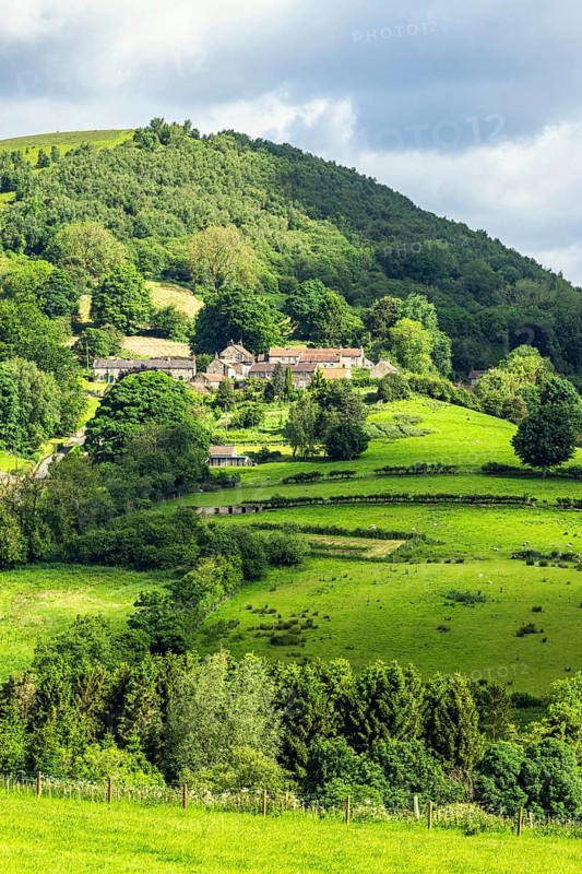 Farms in North York Moors National Park, Yorkshire, England, United Kingdom, Europe