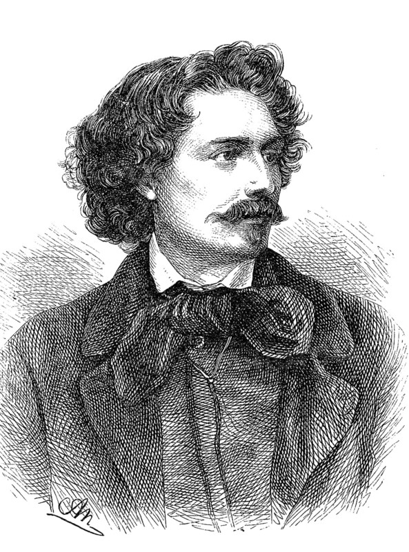 Anselm Feuerbach, 12 September 1829, 4 January 1880, a German painter, Historical, digital reproduction of an original from the 19th century