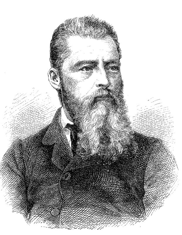 Ludwig Andreas Feuerbach, 28 July 1804, 13 September 1872, a German philosopher and anthropologist whose critique of religion and idealism had a significant influence on the Vormärz movement, Historical, digital reproduction of an original from the 19th century