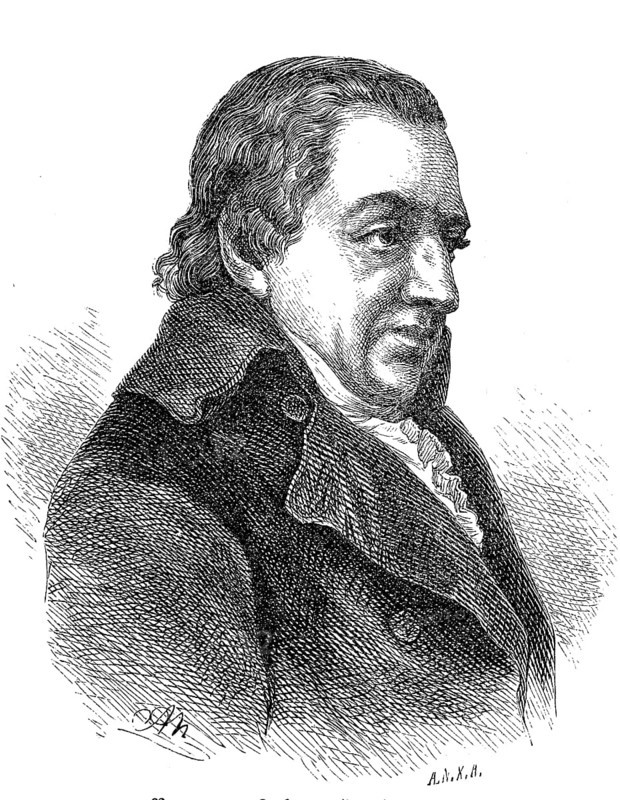 Johann Gottlieb Fichte, 19 May 1762, 29 January 1814, a German educator and philosopher, Historical, digital reproduction of an original from the 19th century