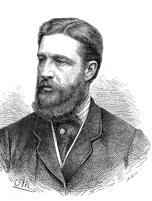 Spencer Compton Cavendish, 8th Duke of Devonshire, 23 July 1833, 24 March 1908, a British nobleman and politician, Historical, digital reproduction of an original 19th century artwork