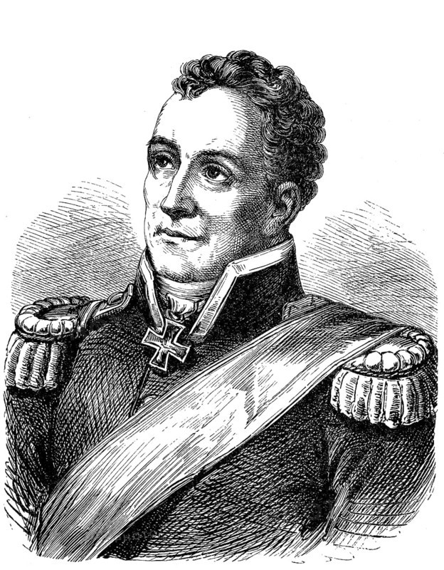 Karl August von Hardenberg, from 1814 Fuerst von Hardenberg, 31 May 1750, 26 November 1822, a German statesman and reformer, Historical, digital reproduction of an original from the 19th century