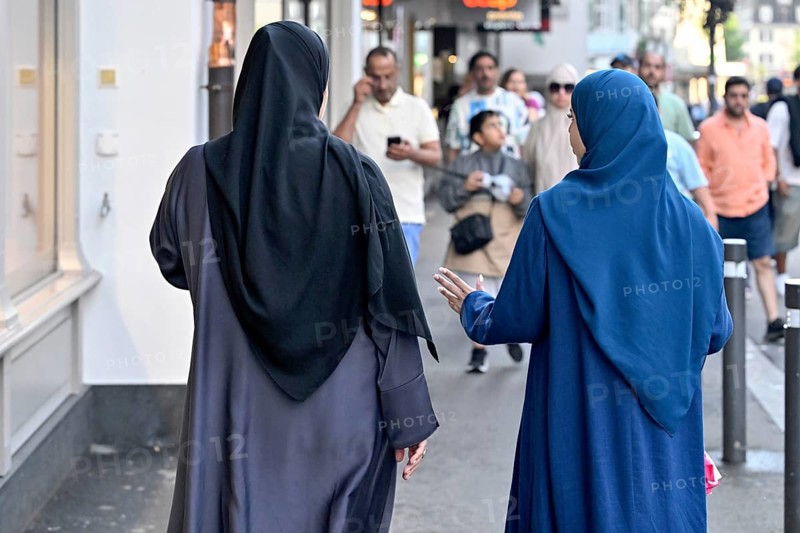 Women with headscarves
