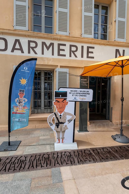 Museum of the gendarmerie and cinema, the French actor Louis de Funes shot films here such as The Gendarme of Saint Tropez, Provence-Alpes-Côte d'Azur, France, Europe