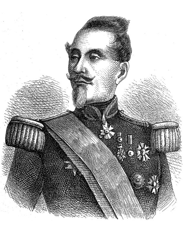 Armand-Jacques-Achille Leroy de Saint-Arnaud, 20 August 1796, 29 September 1854, a French statesman, Marshal of France and commander-in-chief in the Crimean War, Historical, historical, digital reproduction of an original from the 19th century