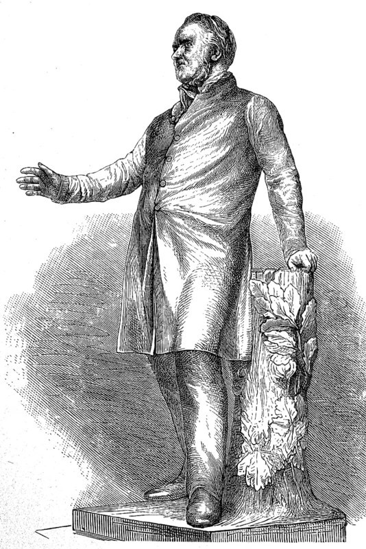 Ernst Moritz Arndt, 26 December 1769, 29 January 1860, a German nationalist and democratic writer, historian and member of the Frankfurt National Assembly, Historical, historical, digital reproduction of an original from the 19th century