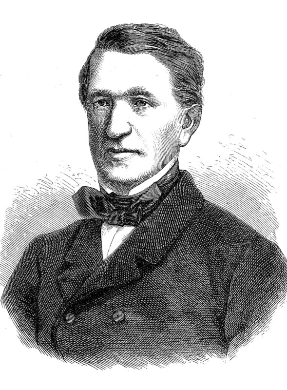 Rudolf Ludwig Cäsar von Auerswald, 1 September 1795, 15 January 1866, a Prussian civil servant, minister and prime minister, historical, digital reproduction of an original from the 19th century