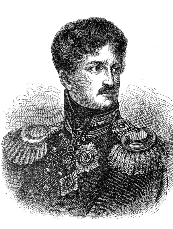 Prince Friedrich Wilhelm Heinrich August of Prussia, 19 September 1779, 19 July 1843, Prussian General of the Infantry and Inspector General and Chief of Artillery, Historical, digital reproduction of an original from the 19th century