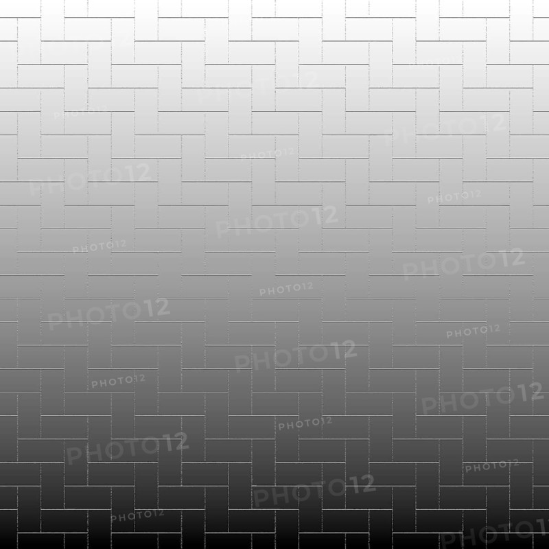 A geometric pattern with a herringbone design transitioning from black at the bottom to white at the top