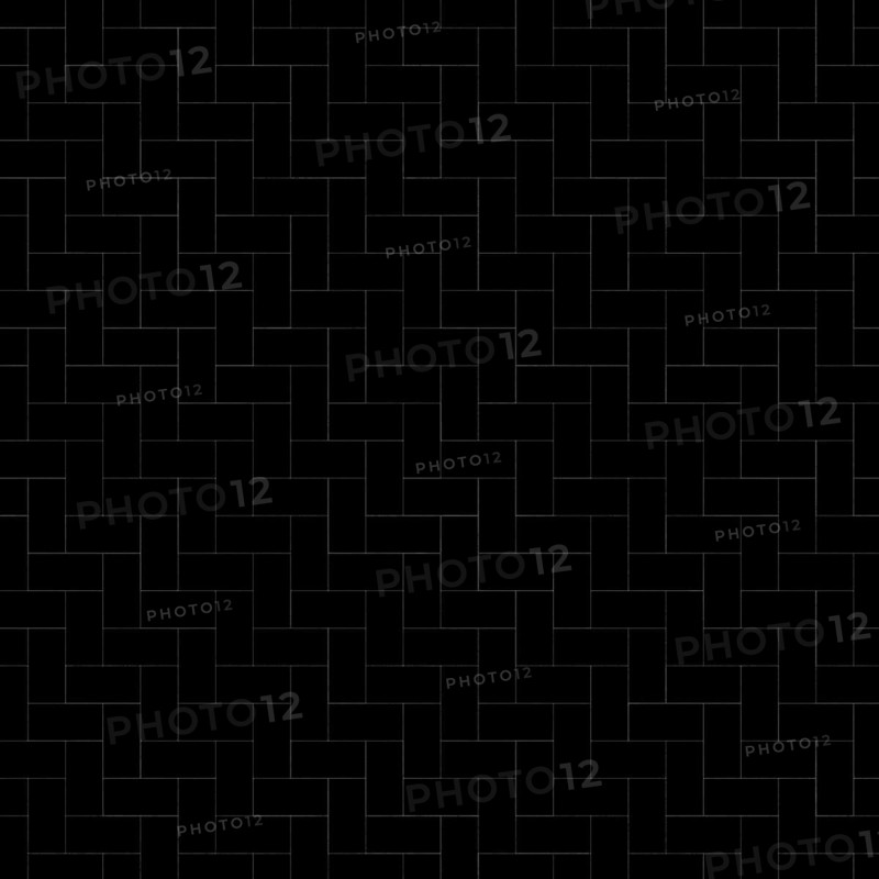 A minimalistic dark black pattern featuring a seamless herringbone grid of tiles