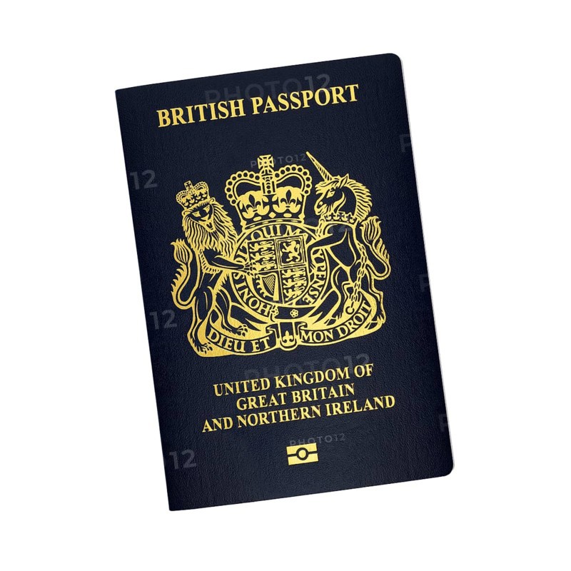 British Biometric Blue Passport