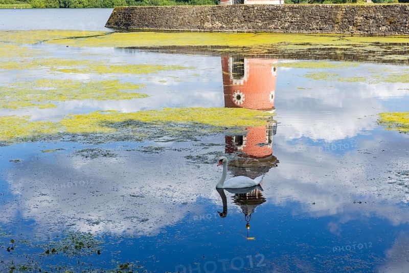 Lighthouse at the Fasanenschlösschen, Moritzburg, Moritzburg, Saxony, Germany, Europe