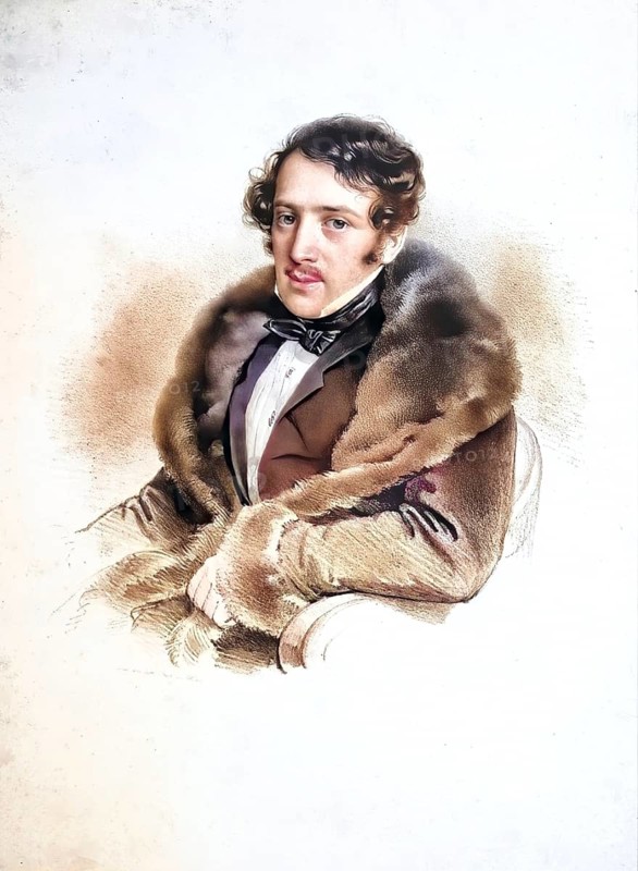 Josef Dessauer (born 28 May 1798 in Prague, died 8 July 1876 in Mödling) was a Jewish Austrian pianist and composer, Historic, digitally restored reproduction from a 19th century original, Record date not stated