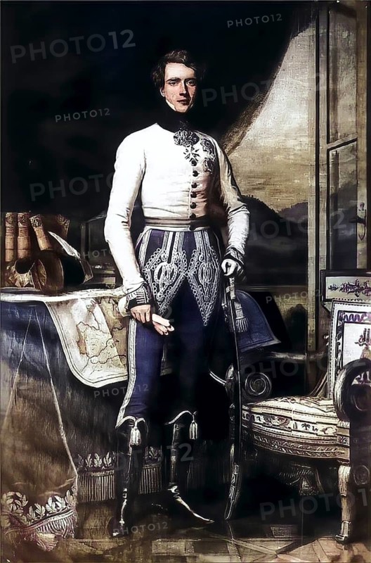 Gustav of Holstein-Gottorp, Prince of Sweden, from 1829 Gustav Prince of Wasa (born 9 November 1799 in Stockholm, Sweden, died 4 August 1877 in Pillnitz) was an exiled Swedish prince and Austrian field marshal lieutenant, Historical, digitally restored reproduction from a 19th century original, Record date not stated, Europe