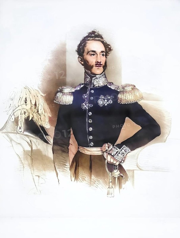 Friedrich Wilhelm Rembert Graf von Berg (1790-1874), diplomat and officer in Russian service, Governor of Poland, Field Marshal General, Historical, digitally restored reproduction from a 19th century original, Record date not stated