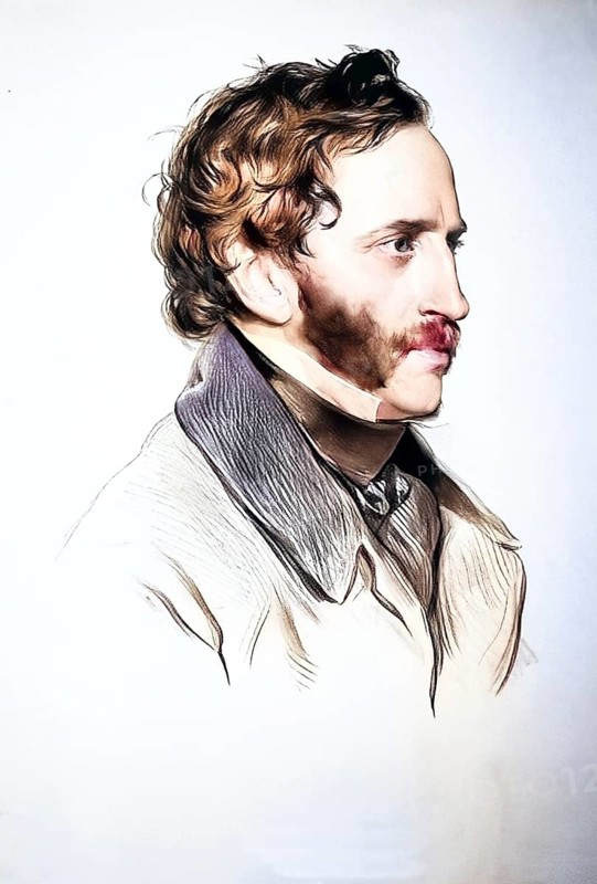 Friedrich August Matthias Gauermann (born 20 September 1807 in Scheuchenstein, municipality of Miesenbach, Lower Austria, died 7 July 1862 in Vienna) was an Austrian painter and graphic artist, Historic, digitally restored reproduction from a 19th century original, Record date not stated