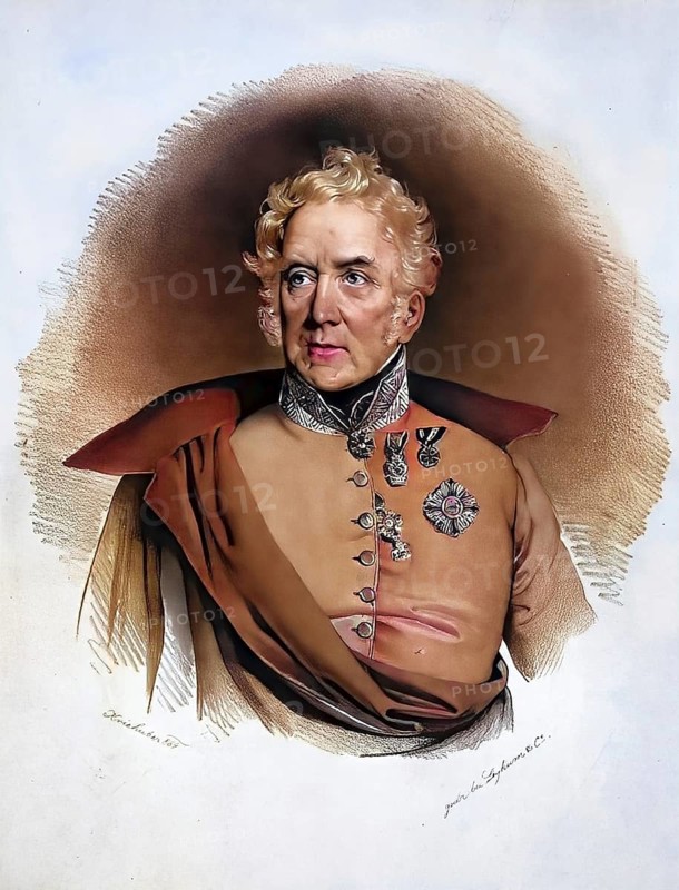 Franz Graf Bigot de St. Quentin (1774-1854), k. k. General, Writer, Historical, digitally restored reproduction from a 19th century original, Record date not stated