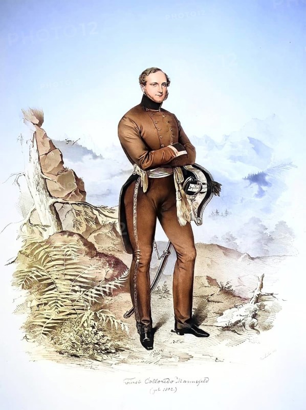 Franz de Paula Gundaker I, Prince of Colloredo-forest lake-Mels-Mansfeld (born 28 May 1731 in Vienna, died 27 October 1807 in Vienna) was a Habsburg diplomat and the last Vice-Chancellor of the Holy Roman Empire, Historical, digitally restored reproduction from a 19th century original, Record date not stated