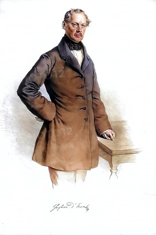 Christian d'Elvert (born 11 April 1803 in Brno, Margraviate of Moravia, died 23 January 1896 in Brno) was an Austrian local politician, regional historian of Moravia and member of the Imperial Council in the Parliament in Vienna, Historical, digitally restored reproduction from a 19th century original, Record date not stated