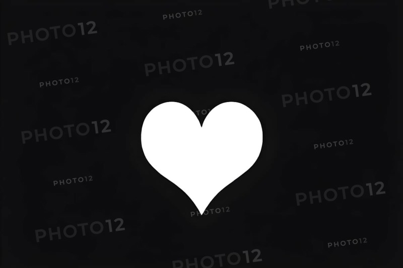 Abstract minimalist love themed wallpaper illustration, AI generated