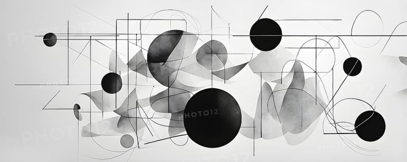Minimalist wallpaper illustration depicting visual language for innovation, AI generated