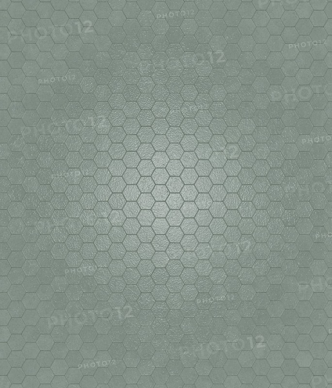 Teal hexagonal pattern with a glossy surface creating a geometric and symmetrical visual texture