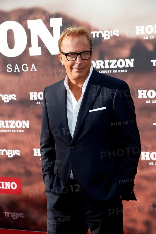 Kevin Costner at the German premiere of Horizont at the Zoo Palast in Berlin on 4 August 2024