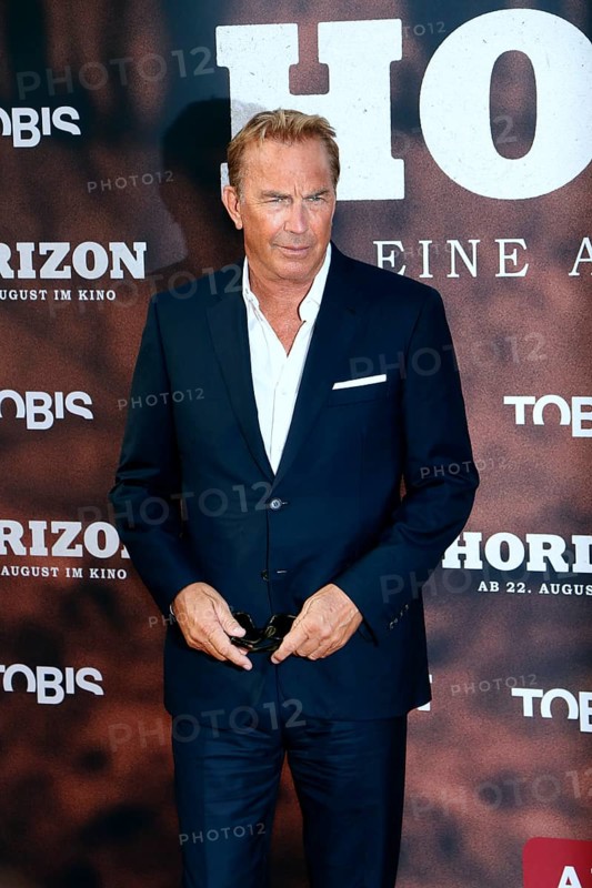 Kevin Costner at the German premiere of Horizont at the Zoo Palast in Berlin on 4 August 2024