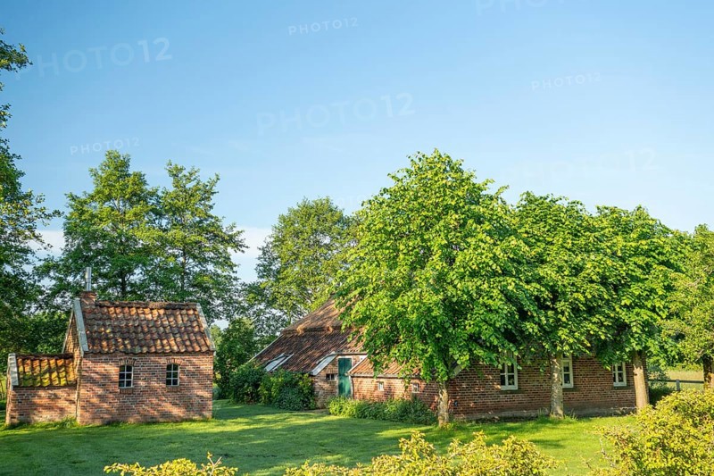 Altes Fehnhaus, Museum, Heitens Haus, Moormerland, East Frisia, Lower Saxony, Germany, Europe