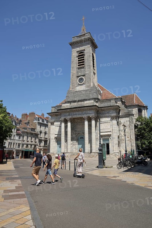 St-Pierre Cathedral built in 1785 on Place du 8 September, Church, Saint, Peter, Besançon, Besancon, Doubs, France, Europe