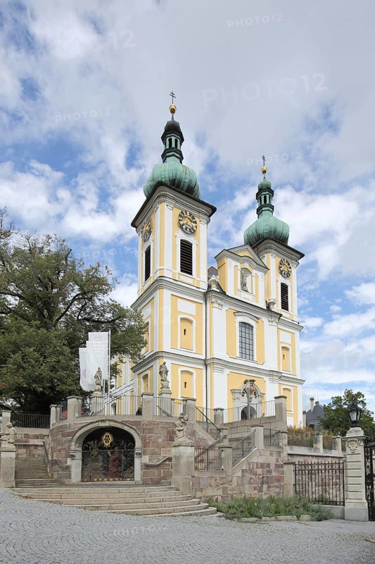 Baroque St John's Church with twin towers, Donaueschingen, Southern Black Forest, Black Forest, Baden-Württemberg, Germany, Europe
