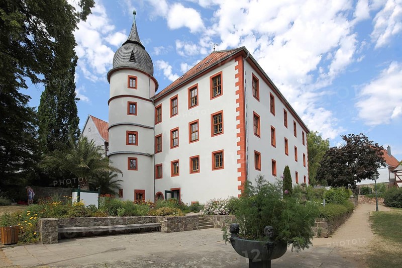 Renaissance castle with tower, Eichenzell, Hesse, Germany, Europe