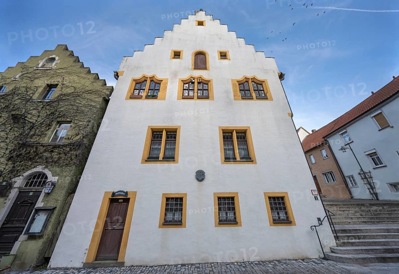 Historic town hall, built in 1548 in the early Renaissance style, Mainbernheim, Lower Franconia, Bavaria, Germany, Europe