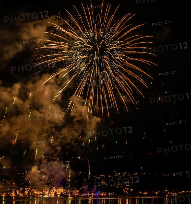Fireworks, lake, lake festival, Zell am See, Pinzgau