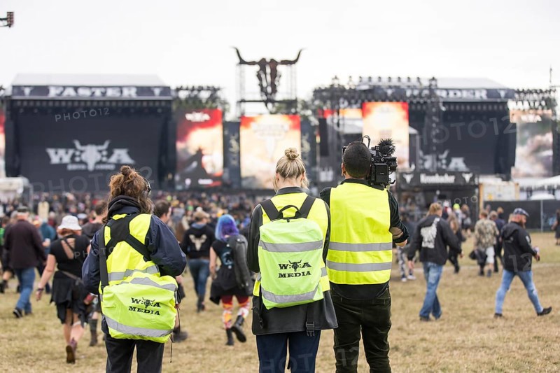 Camera team at the Wacken Open Air in Wacken. The traditional metal festival takes place from 31 July to 3 August 2024