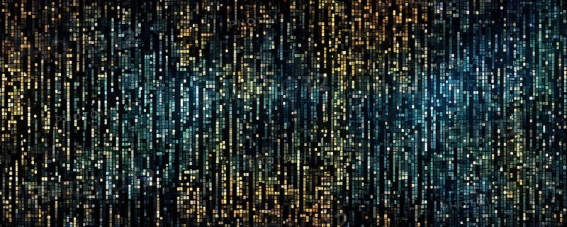 Cyber technology mosaic wallpaper illustration in digital art, AI generated