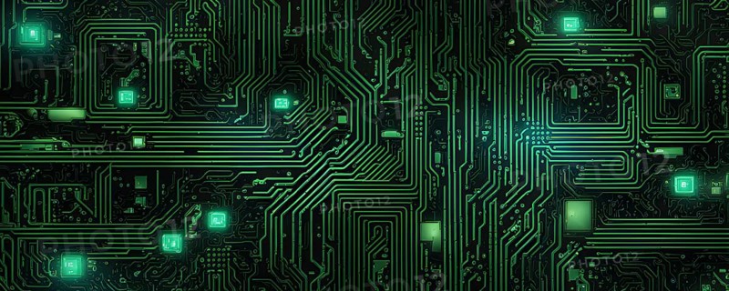 Cyber technology mosaic wallpaper illustration in digital art, AI generated