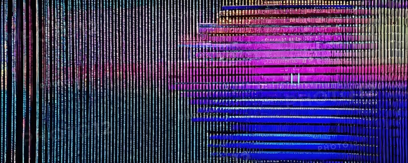 Cyber technology mosaic wallpaper illustration in digital art, AI generated
